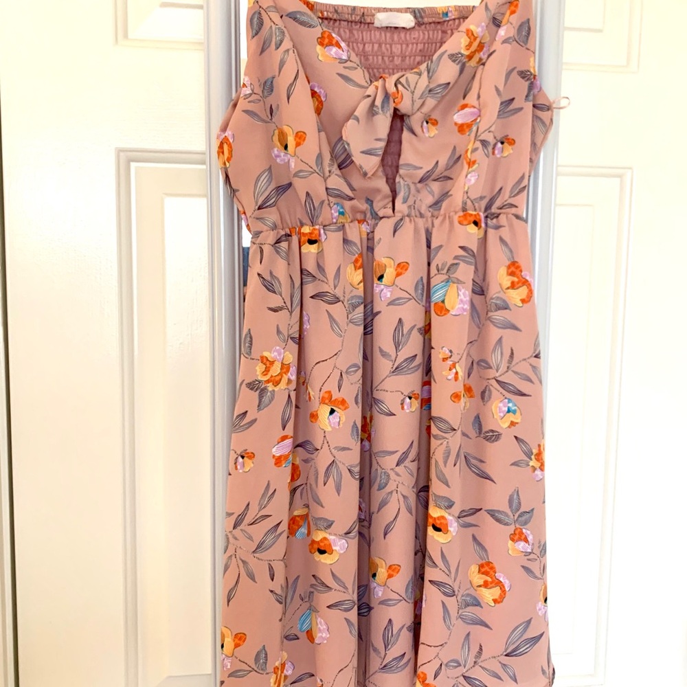Spring Floral Cocktail Dress! | Semi formal | Mini